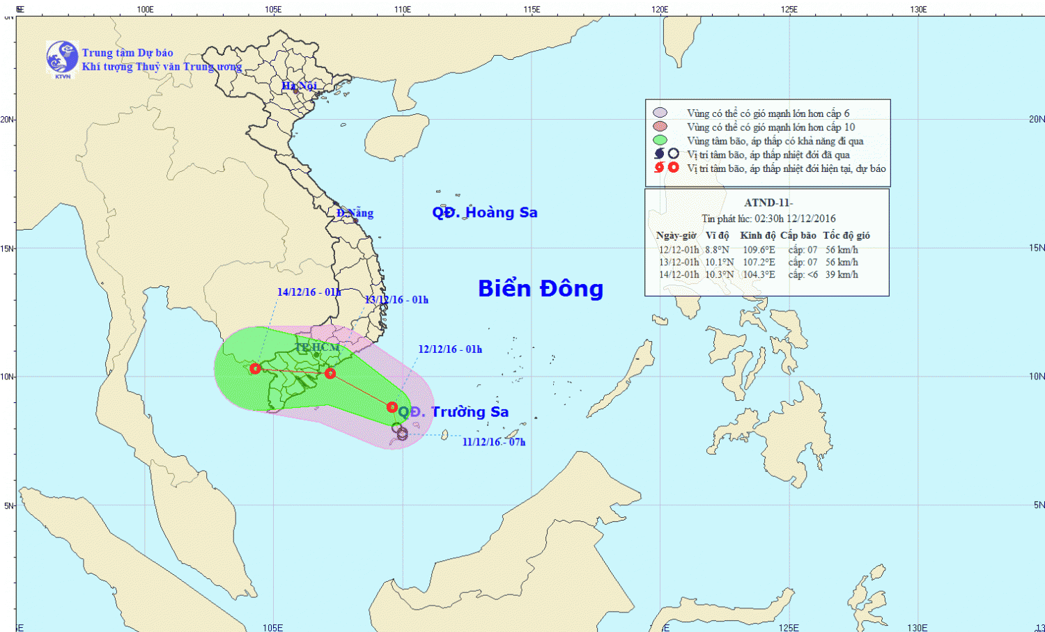 Dem nay ap thap nhiet doi vao bo, Sai Gon co mua rat to hinh anh 1